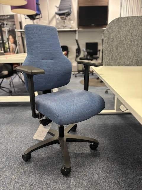 Bureaustoel Score At Work, Ophalen, Blauw, Zo goed als nieuw, Bureaustoel