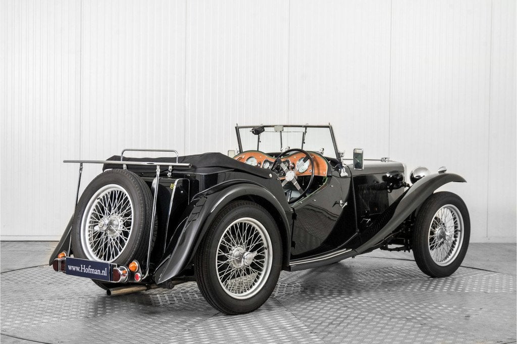MG MG TC (bj 1947), Auto's, MG, Overige modellen, 4 cilinders, Cabriolet, Zwart