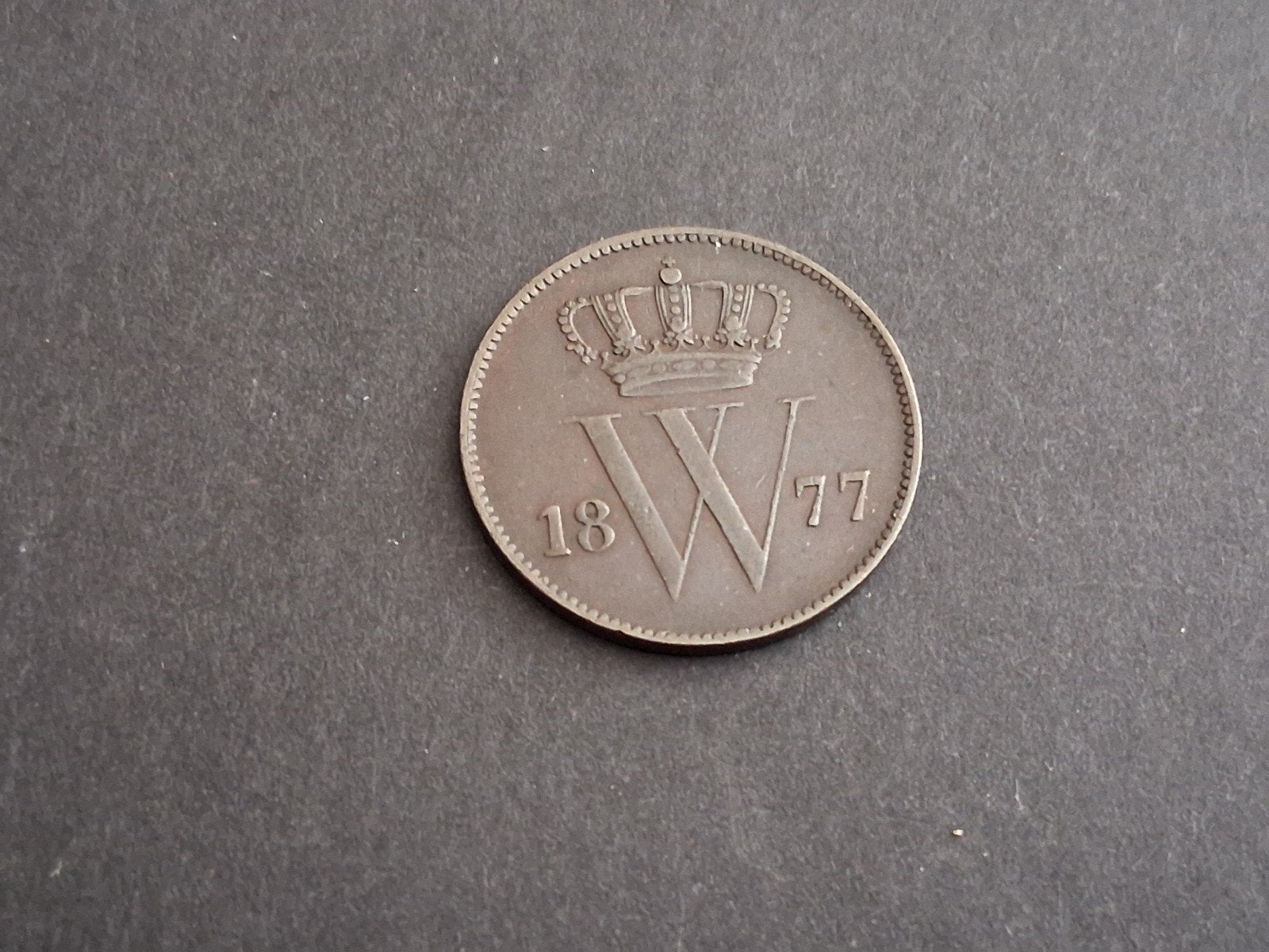 Willem 3,, 1 cent 1877, Postzegels en Munten, Munten | Nederland, Verzenden, Koning Willem III, 1 cent, Losse munt