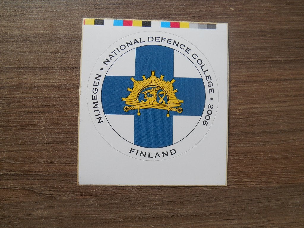 Vierdaagse Nijmegen stickers Finland 2006, Ophalen of Verzenden, Landmacht, Nederland, Overige typen