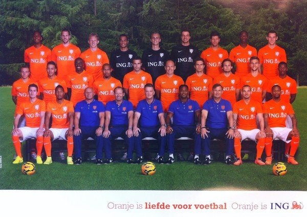 Nederlands Elftal WK Poster (2 stuks), Ophalen, Gebruikt, Overige typen
