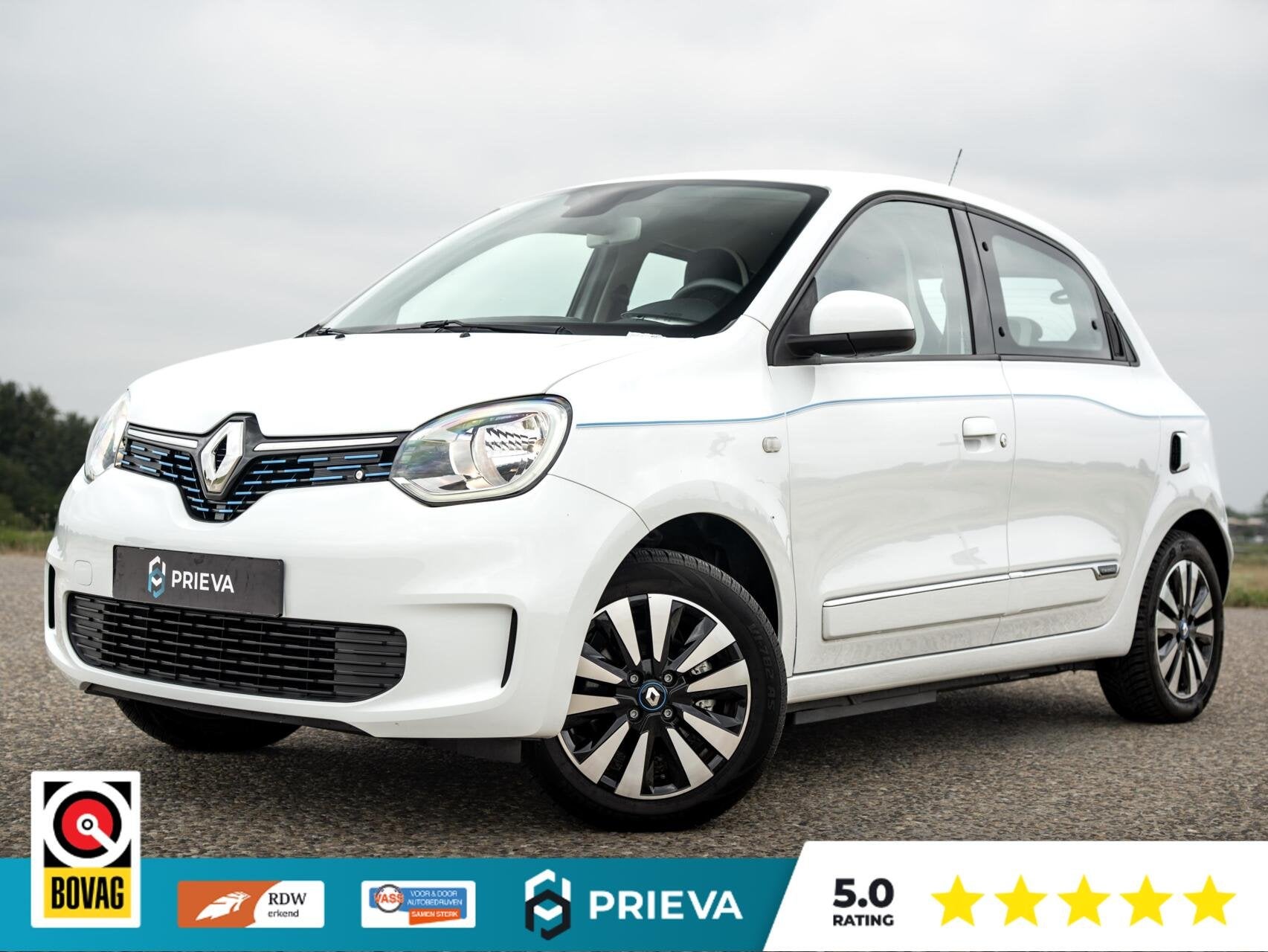 Renault Twingo Z.E. R80 Intens – Leder / Apple CarPlay / N, Auto's, Automaat, Twingo, Gebruikt, 82 pk
