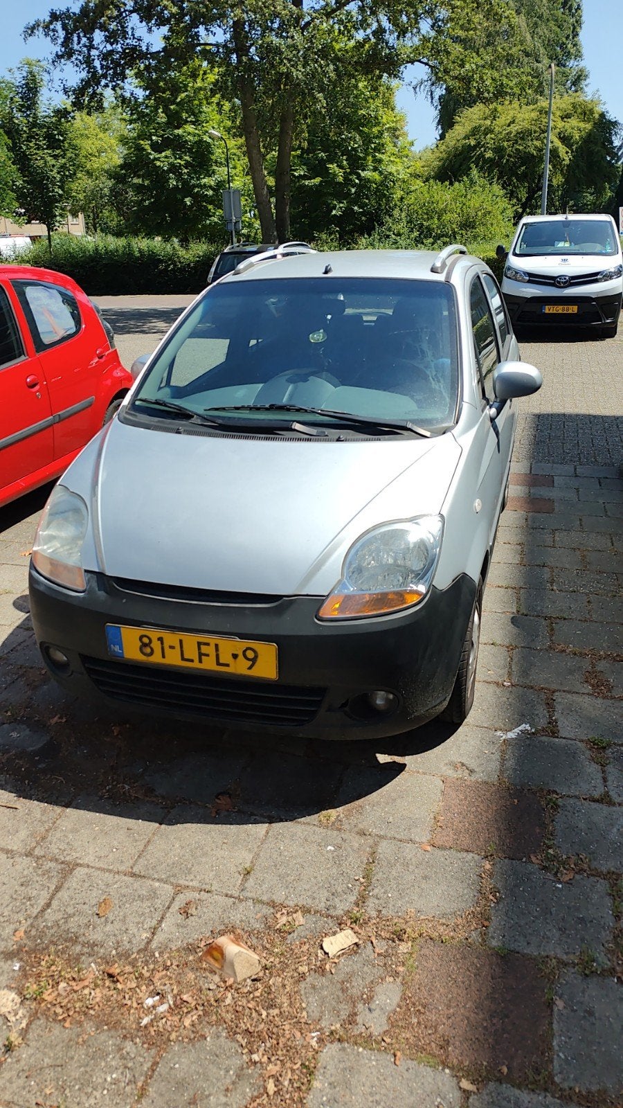 Chevrolet Matiz 0.8 2010 Grijs, Auto's, Voorwielaandrijving, Origineel Nederlands, 3 cilinders, Zilver of Grijs