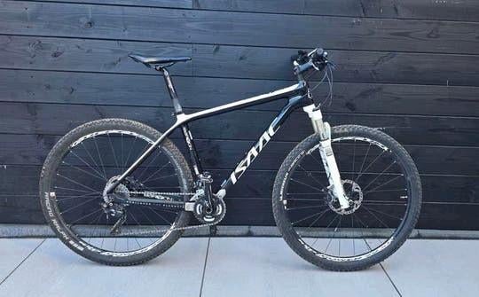 Isaac Baryon Carbon MTB M/L - Shimano XT, RockShox Reba, Fietsen en Brommers, Fietsen | Mountainbikes en ATB, Gebruikt, Hardtail