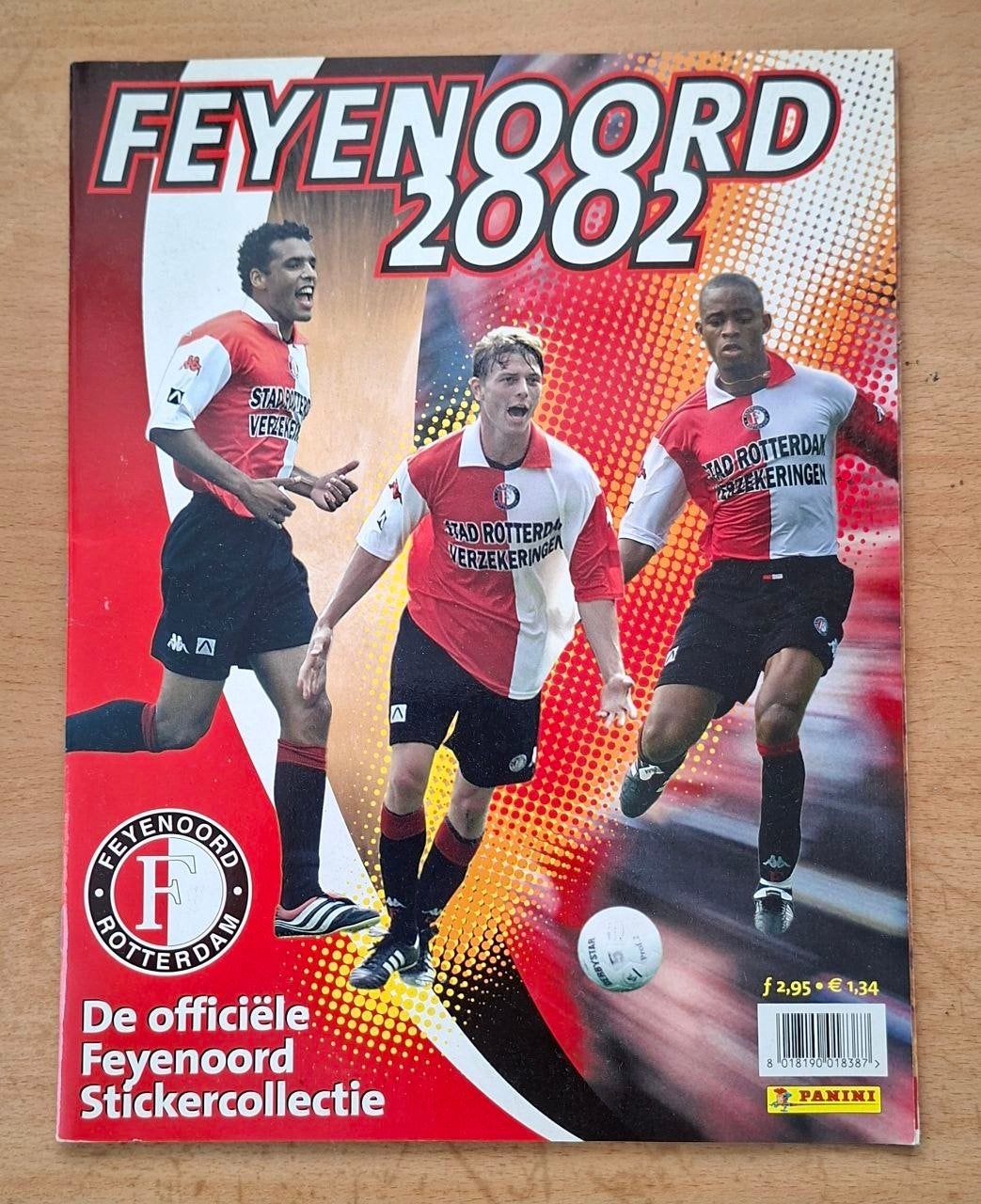 Compleet Panini Feyenoord 2002 stickeralbum, Ophalen of Verzenden, Zo goed als nieuw, Meerdere stickers