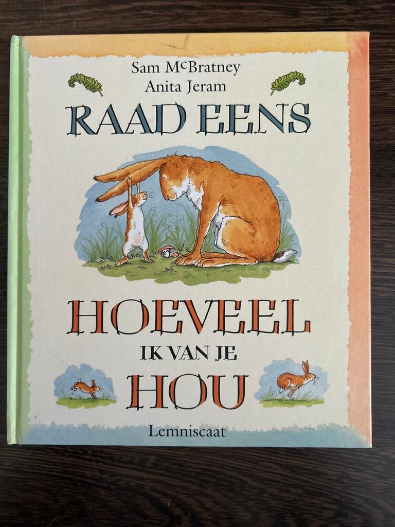 Anita Jeram - Raad eens hoeveel ik van je hou, Ophalen of Verzenden, Zo goed als nieuw, Anita Jeram; Sam McBratney, Prentenboek