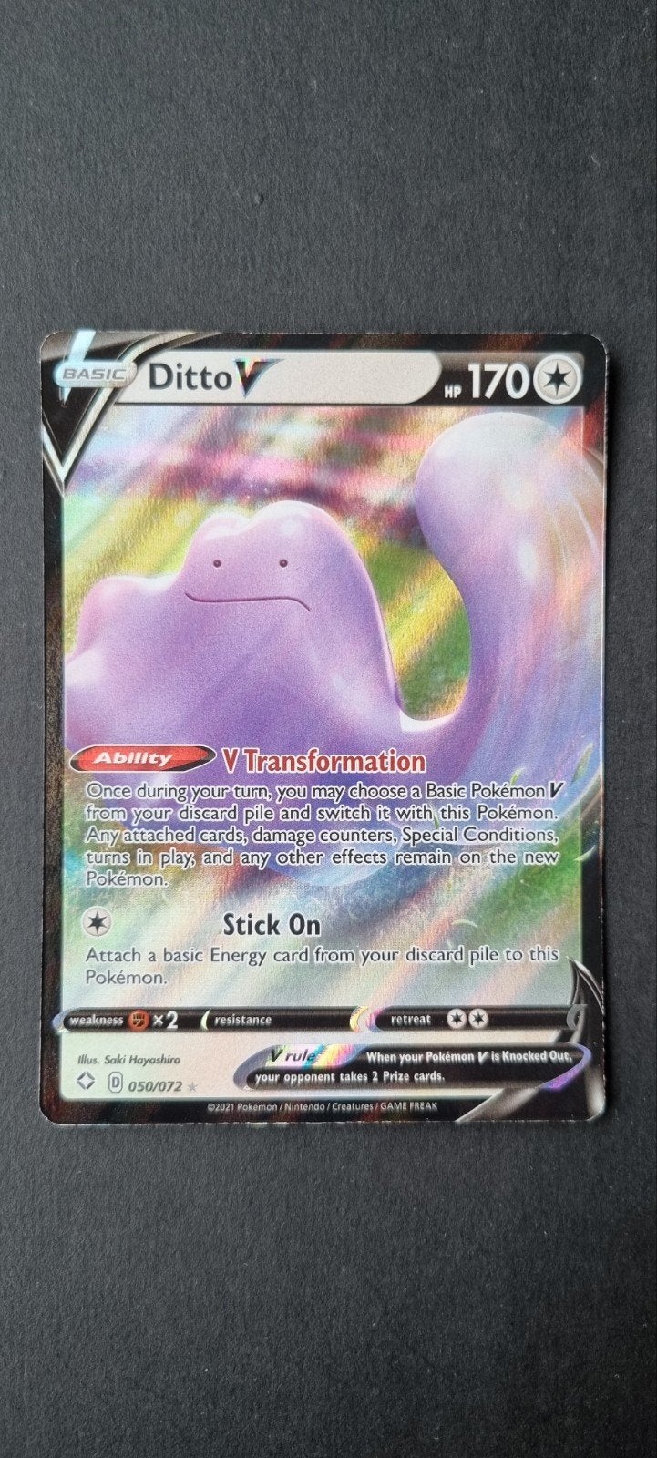 Ditto V SHF 50 good, Ophalen of Verzenden, Gebruikt, Losse kaart