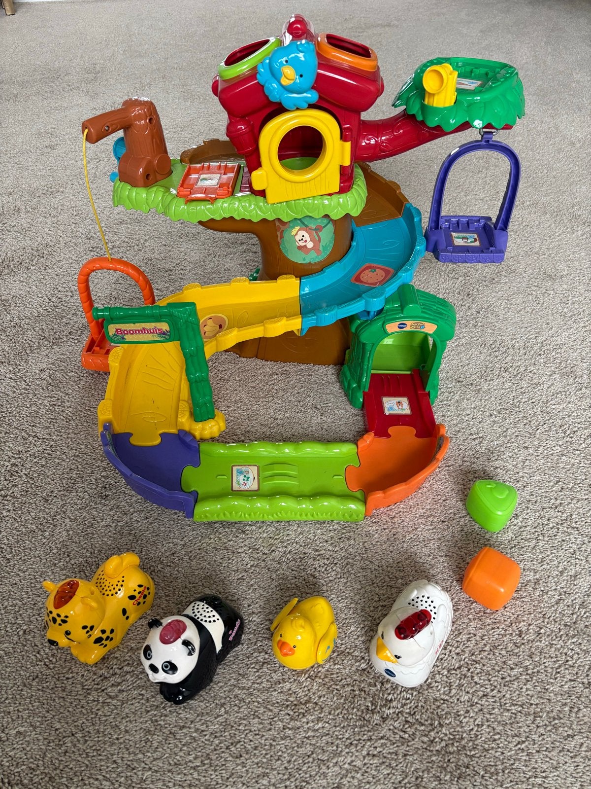 VTech Zoef Zoef Dieren Boomhuis met 4 dieren, Kinderen en Baby's, Speelgoed | Vtech, Ophalen, Gebruikt, 2 tot 4 jaar