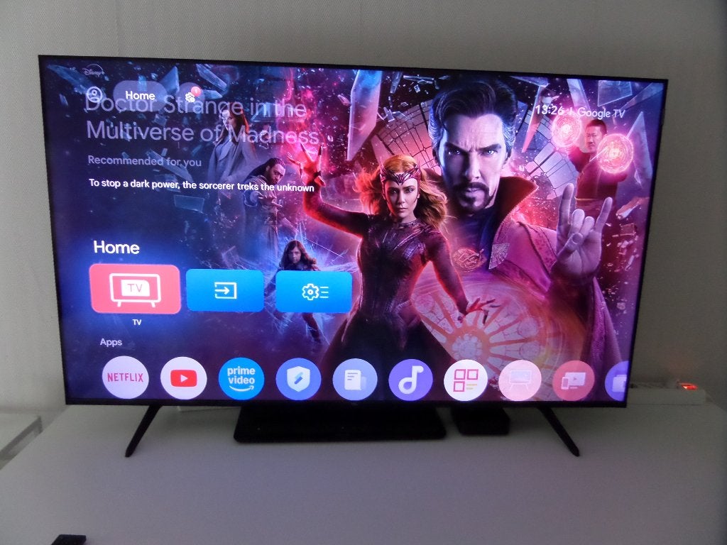 TCL 55P7K QLED Google TV  - 55"  UHD 4K  SMART TV, QLED, 50 Hz, Zo goed als nieuw, 100 cm of meer
