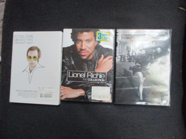 Dvd concert, lionel richie, tina turner, elton john, Doors, Alle leeftijden, Ophalen of Verzenden, Zo goed als nieuw, Muziek en Concerten