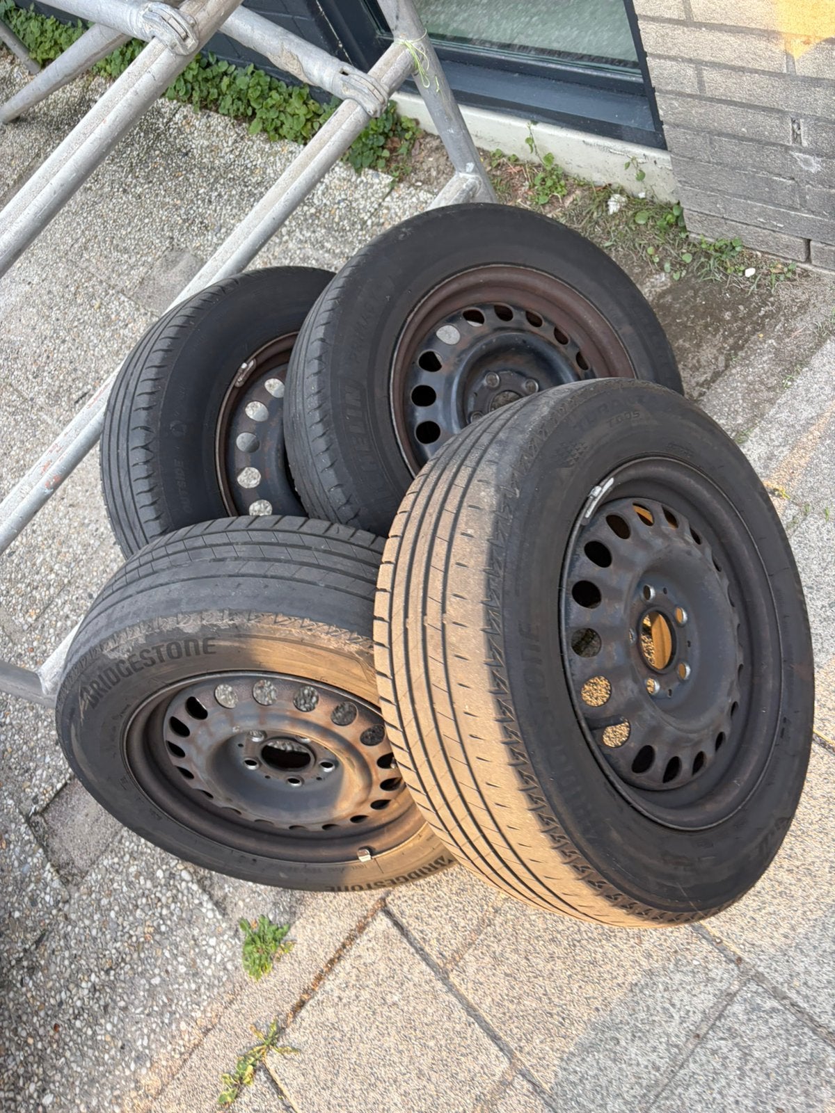 4 autobanden met velg, Ophalen of Verzenden