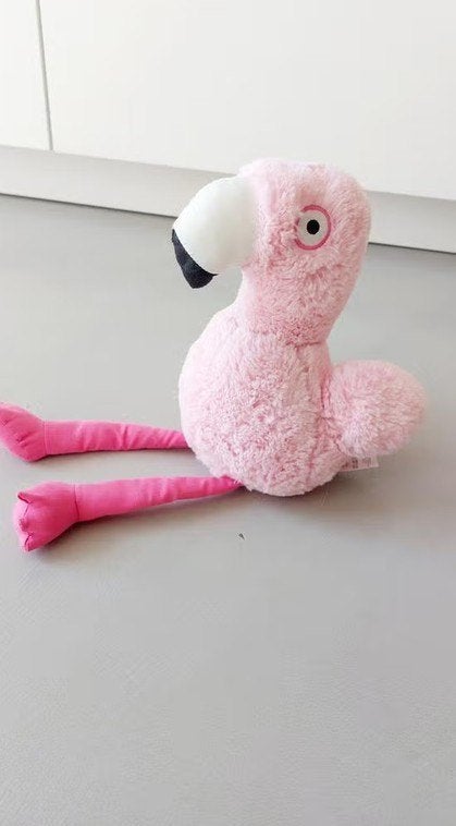Leuke roze flamingo knuffel deurstopper, Roze, Binnen, Ophalen of Verzenden, Zo goed als nieuw