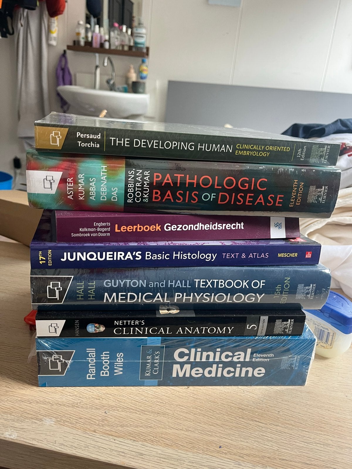 Medische studieboeken (7 stuks) - Zo goed als nieuw, Ophalen of Verzenden, Beta, Zo goed als nieuw, WO