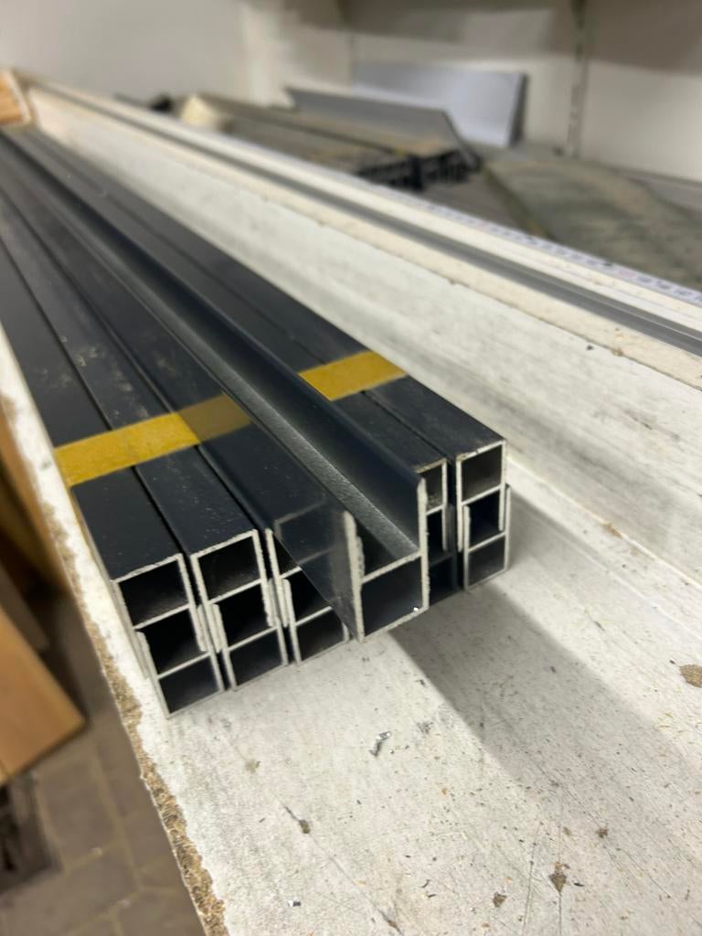 Aluminium profiel 16 mm flens |aluminium polycarbonaat flens, Ophalen of Verzenden, Nieuw, Aluminium, Volière