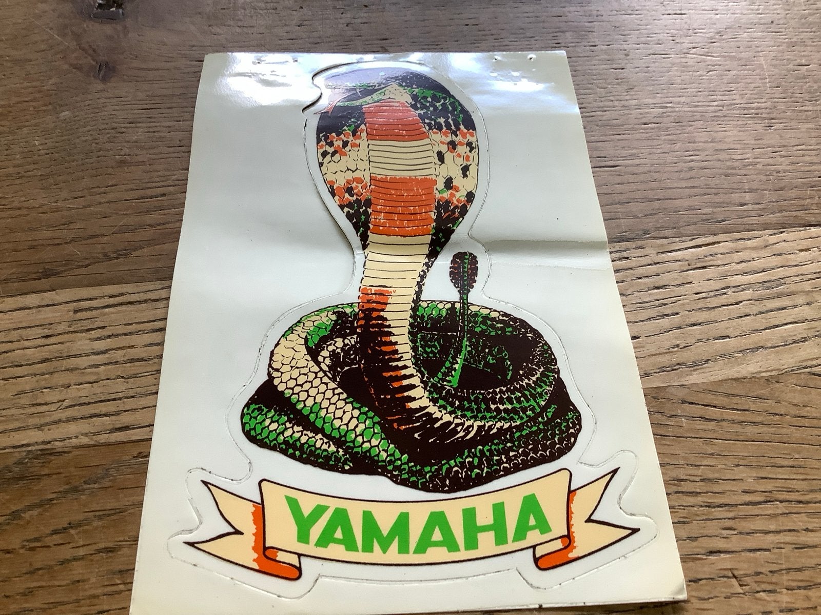 Vintage Yamaha Cobra Slang Sticker - 11x17cm, Verzenden, Nieuw