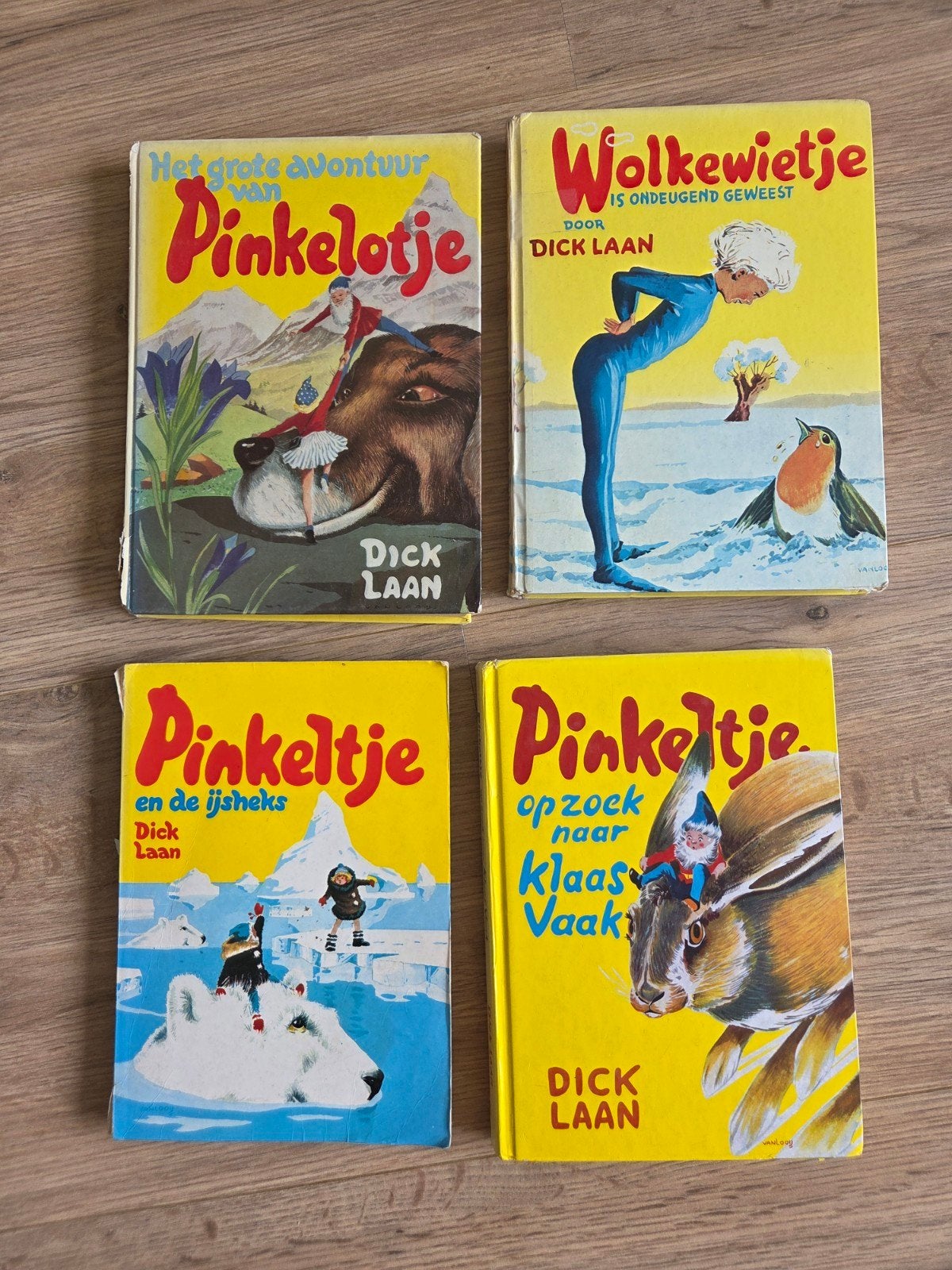 4 boeken Pinkeltje, Ophalen, Gelezen, Fictie algemeen
