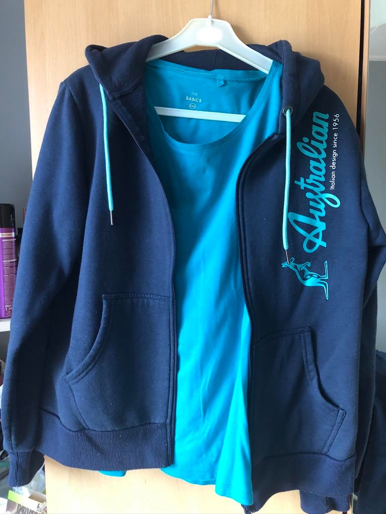 Dames jogging pak, Kleding | Dames, Ophalen of Verzenden, Zo goed als nieuw, Blauw, Overige typen