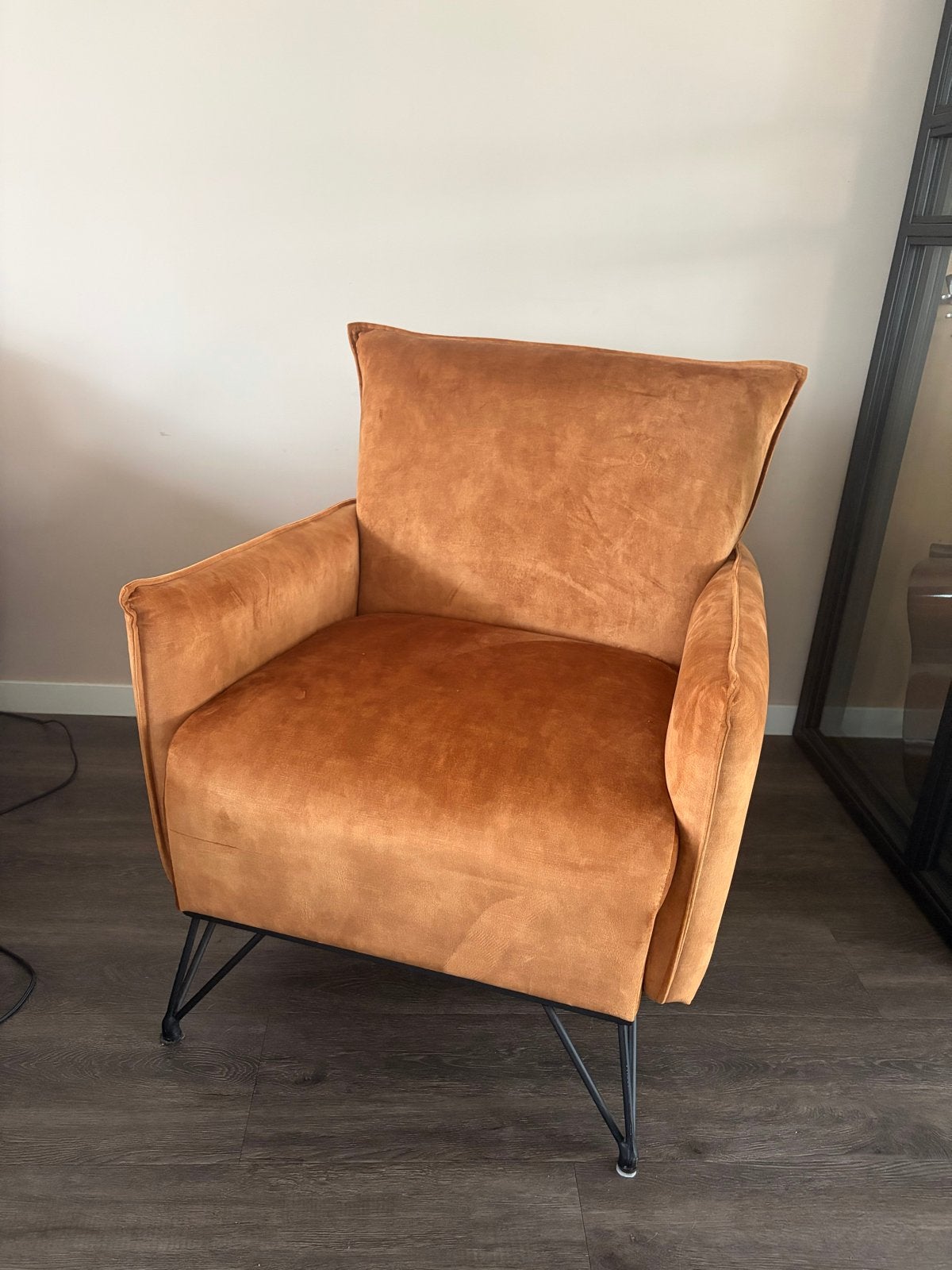 Bronx 71 fauteuil - Cognac, 75 tot 100 cm, Ophalen of Verzenden, Zo goed als nieuw, Stof