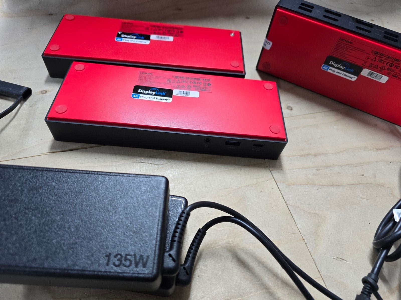 5 x Lenovo dockingstation - 40AF - hybrid usb c with a dock!, Computers en Software, Dockingstations, Ophalen of Verzenden, Zo goed als nieuw