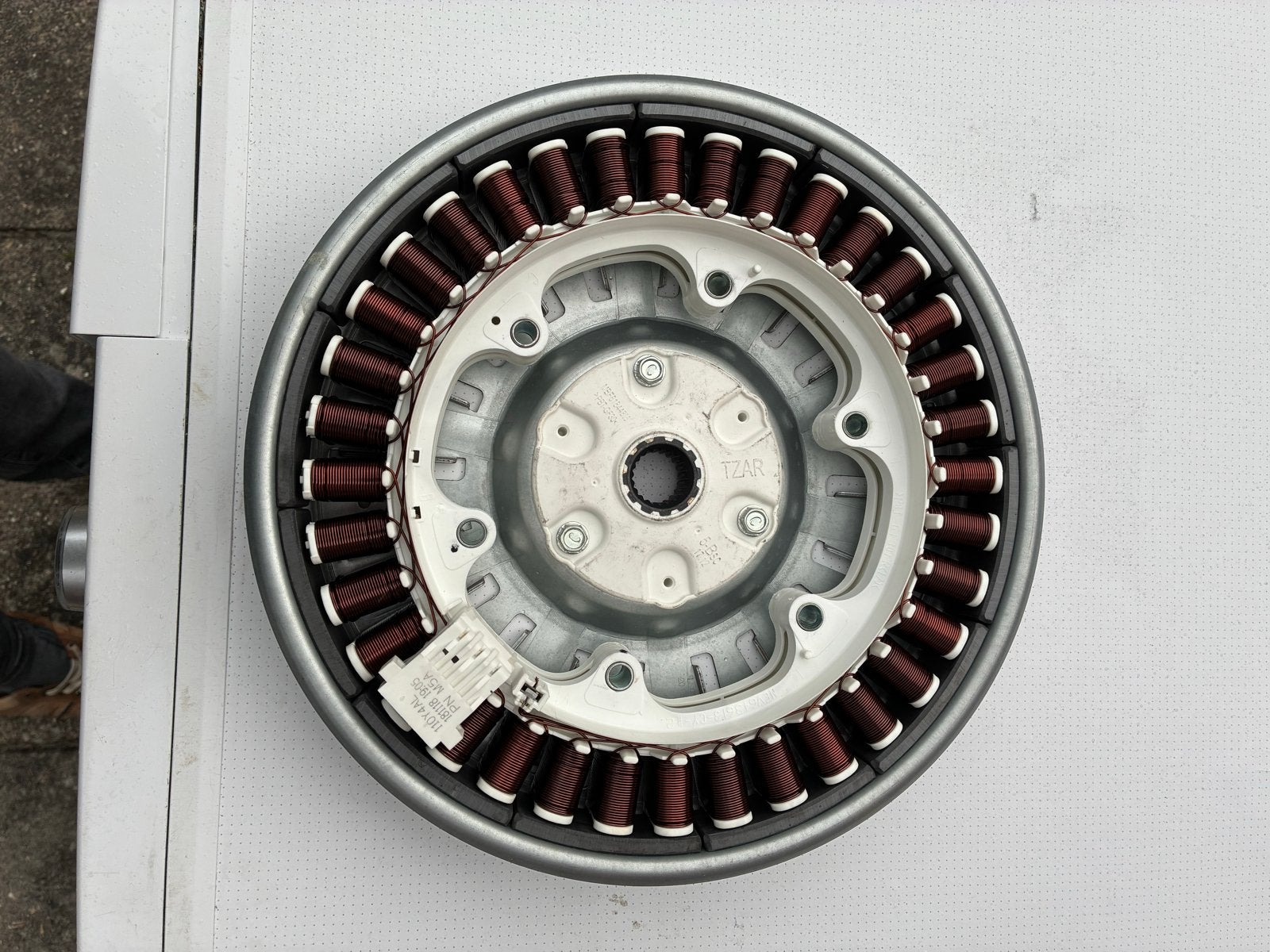Motor voor LG wasmachine F4J5VN4W - Direct Drive 9kg, 1200 tot 1600 toeren, Gebruikt, 8 tot 10 kg, Ophalen of Verzenden