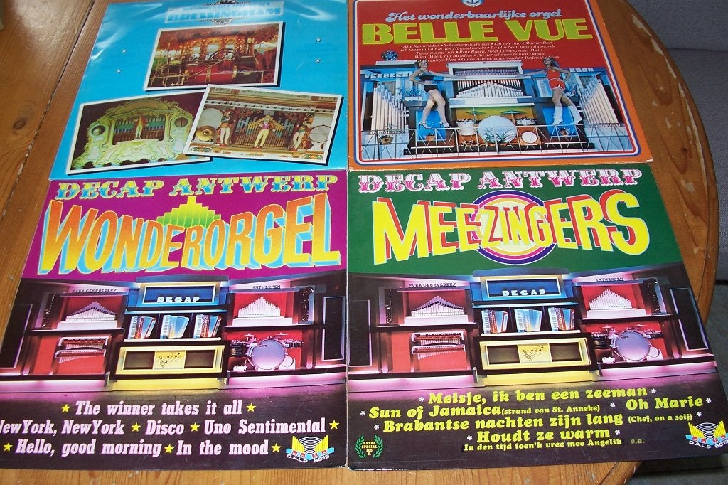 DRAAIORGEL LP'S 8 STUKS  nr 2, LP, Gebruikt, Ophalen of Verzenden, Levenslied of Smartlap