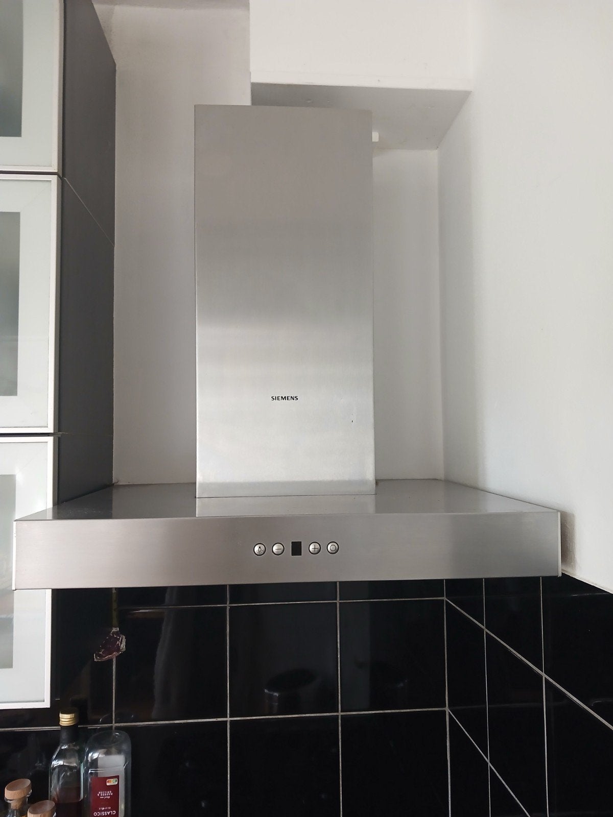 Siemens RVS afzuigkap, Ophalen, Gebruikt, Wandschouwkap, Motor