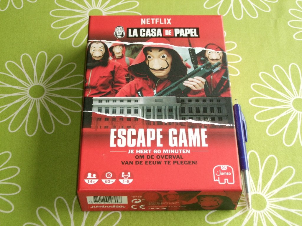 La Casa de Papel Escape Game - pleeg de overval van de eeuw, Vijf spelers of meer, Ophalen of Verzenden, Nieuw, Jumbo