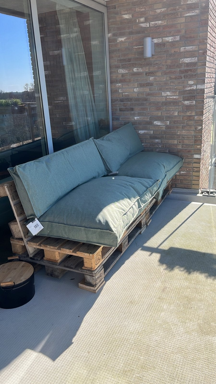 Set van 2 palletkussens, Ophalen, Gebruikt