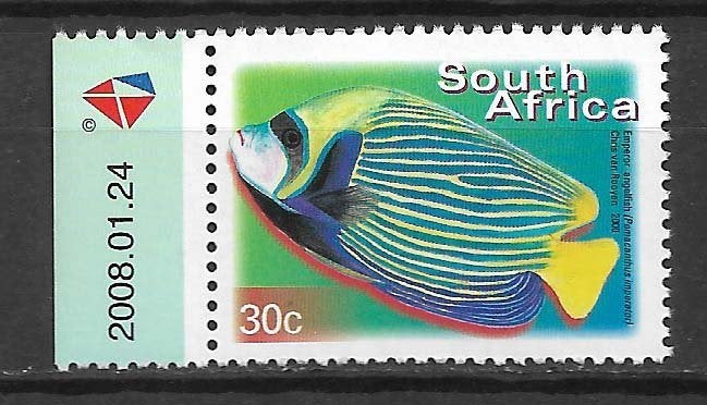 Zuid Afrika 2008 Keizersvis reprint 24 januari postfris, Verzenden, Zuid-Afrika, Postfris