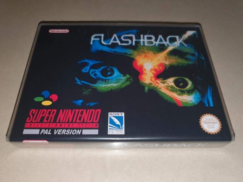 Flashback SNES Game Case, Spelcomputers en Games, Avontuur en Actie, Verzenden, 1 speler, Zo goed als nieuw