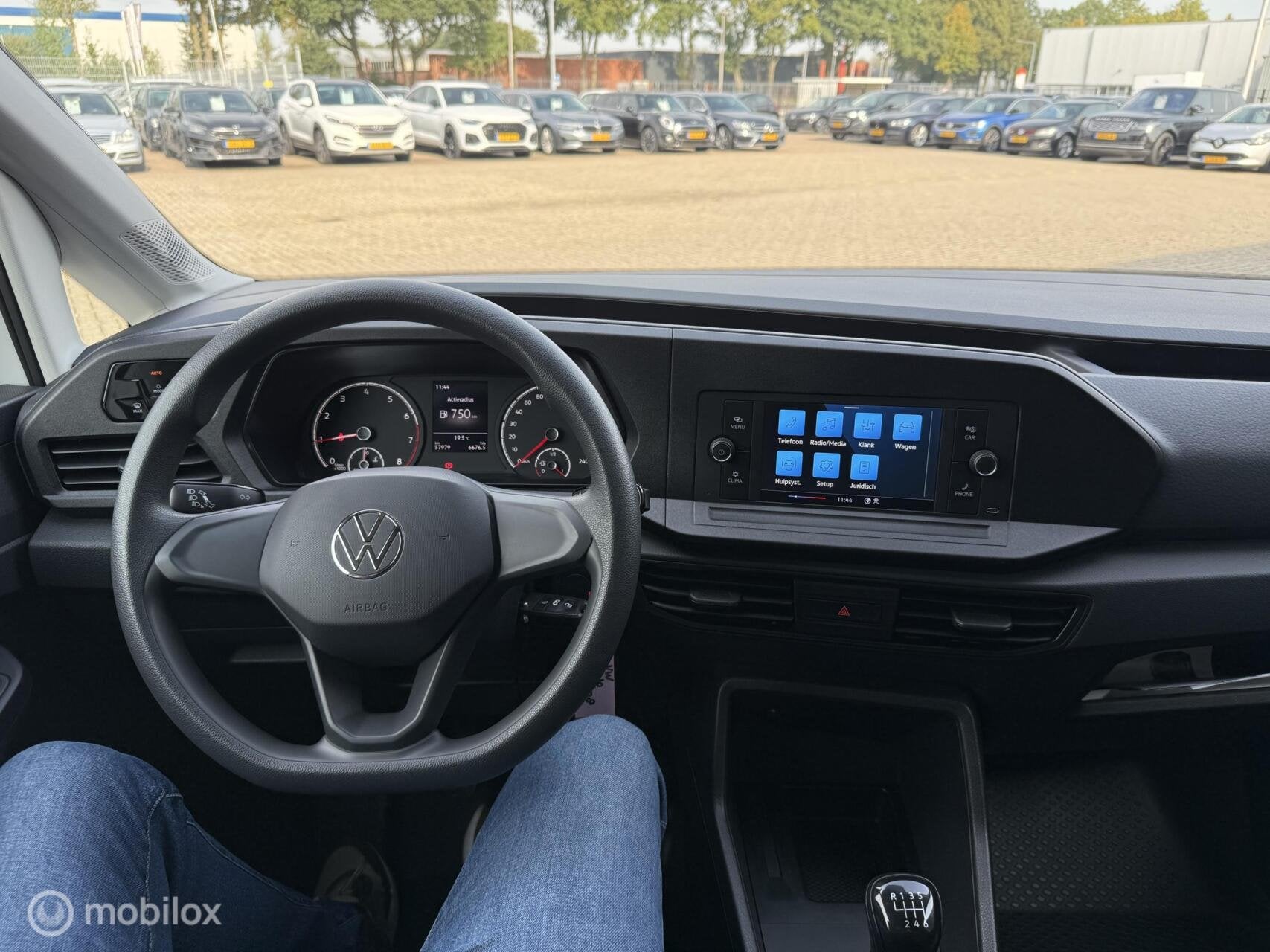 Volkswagen Caddy Cargo 1.5 TSI AIRCO | TREKHAAK | BTW, 4 cilinders, Volkswagen, Wit, Bedrijf