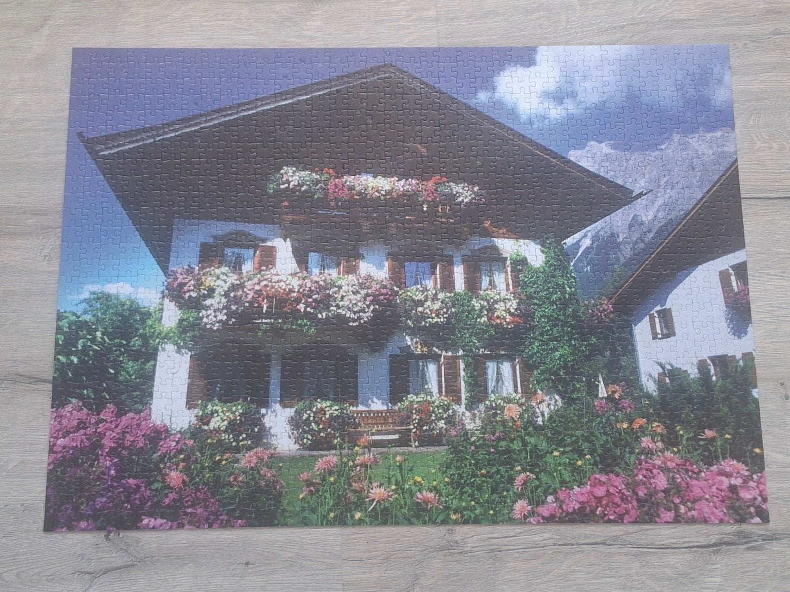 Wild Horse Legpuzzel 1000 stukjes - Bloemenhuis, Ophalen of Verzenden, 500 t/m 1500 stukjes, Gebruikt, Legpuzzel