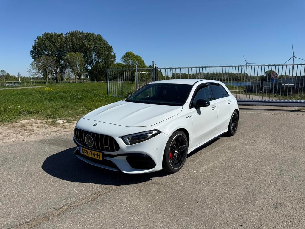 Mercedes-Benz A-Klasse A 45 S AMG S 421pk 4Matic+ AMG, Auto's, Mercedes-Benz, Automaat, 4 cilinders, 1535 kg, Wit