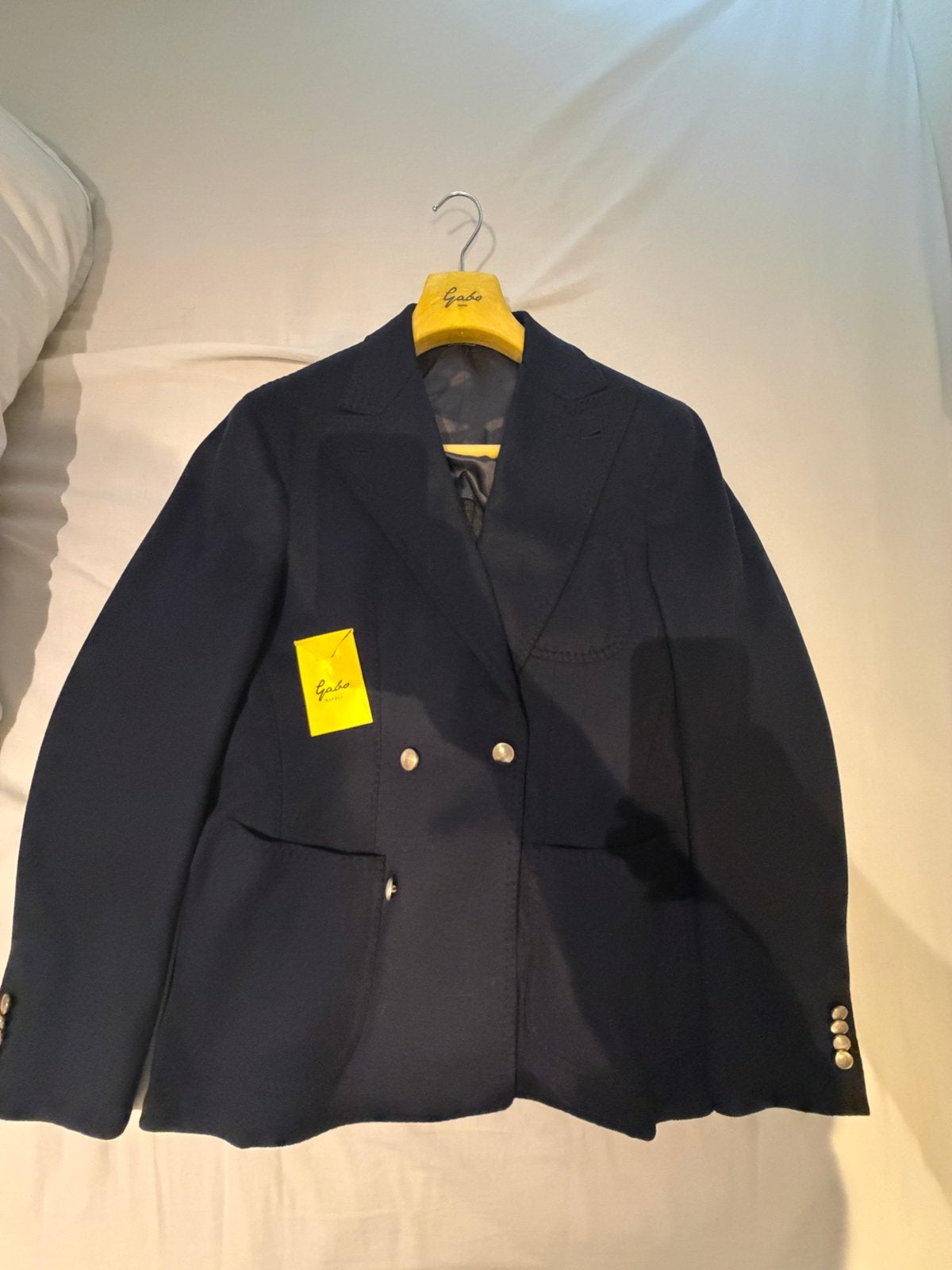 Gabo Napoli double breasted blazer navy maat 50, Ophalen of Verzenden, Nieuw, Maat 48/50 (M), Blauw