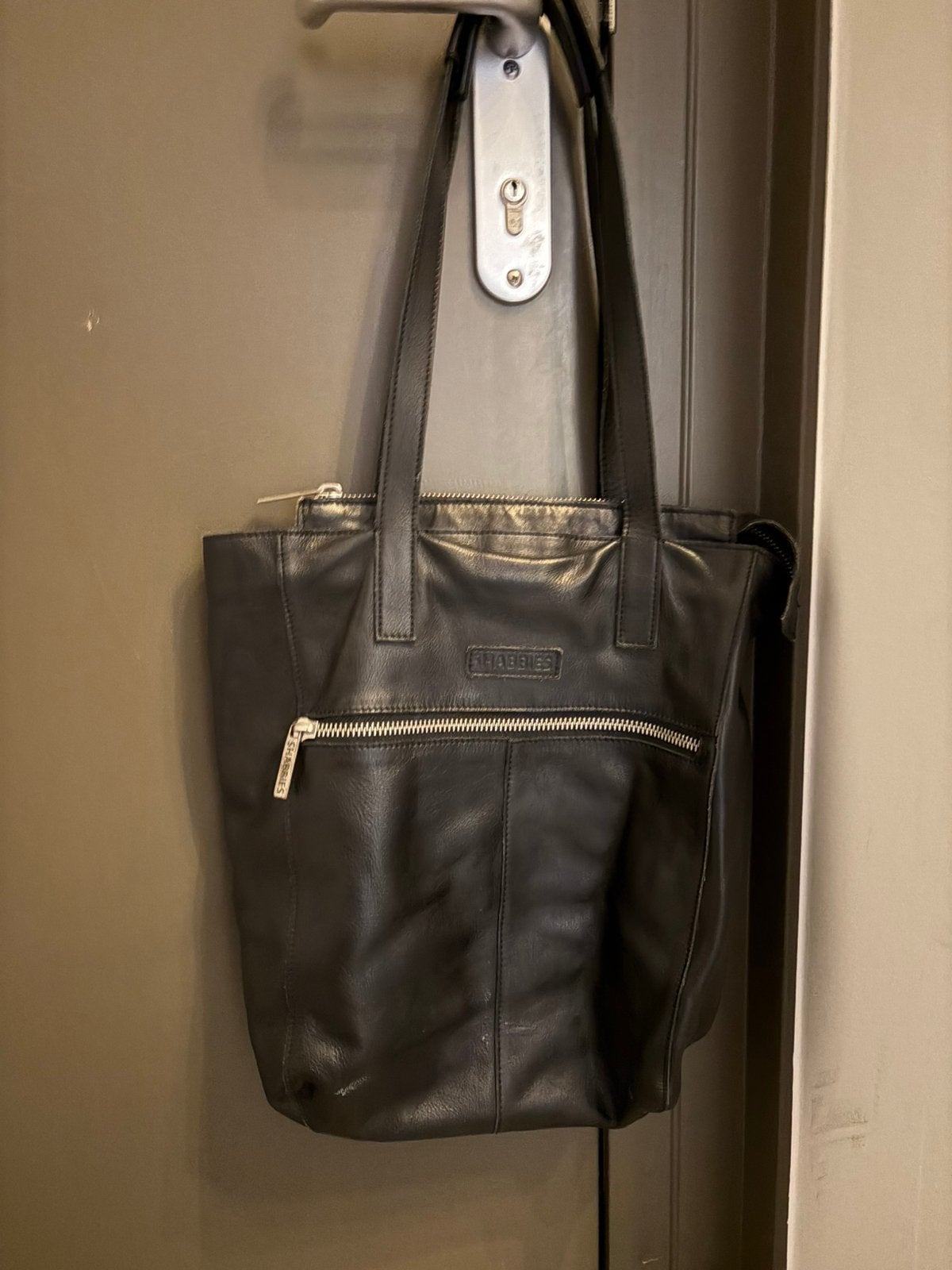 Tas Shabbies, Verzenden, Zo goed als nieuw, Zwart, Handtas