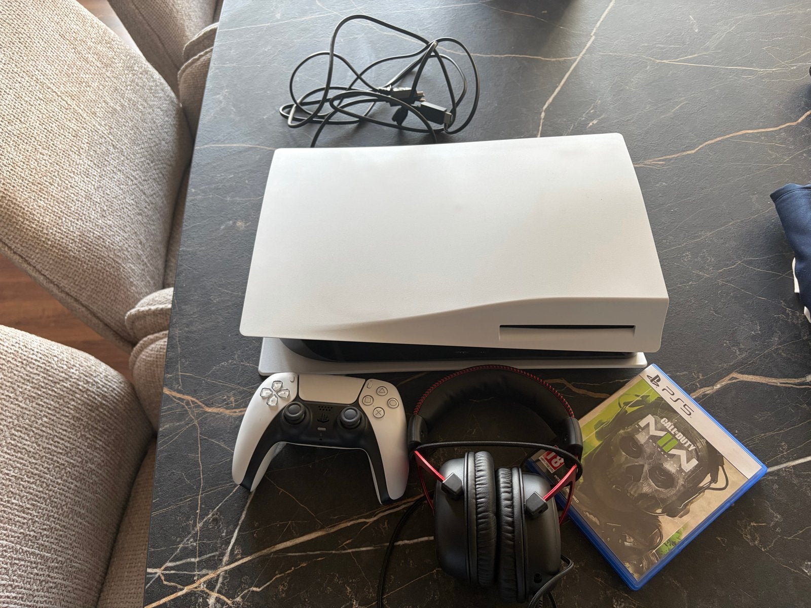 PlayStation 5 Disc Edition met Controller, MW en evt headset, Ophalen, Zo goed als nieuw, Playstation 5