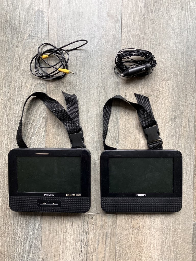 Philips PD7022 - Portable DVD-speler met 2 schermen - 7 inch, Audio, Tv en Foto, Dvd-spelers, Dvd-speler, Philips, Draagbaar, Ophalen of Verzenden