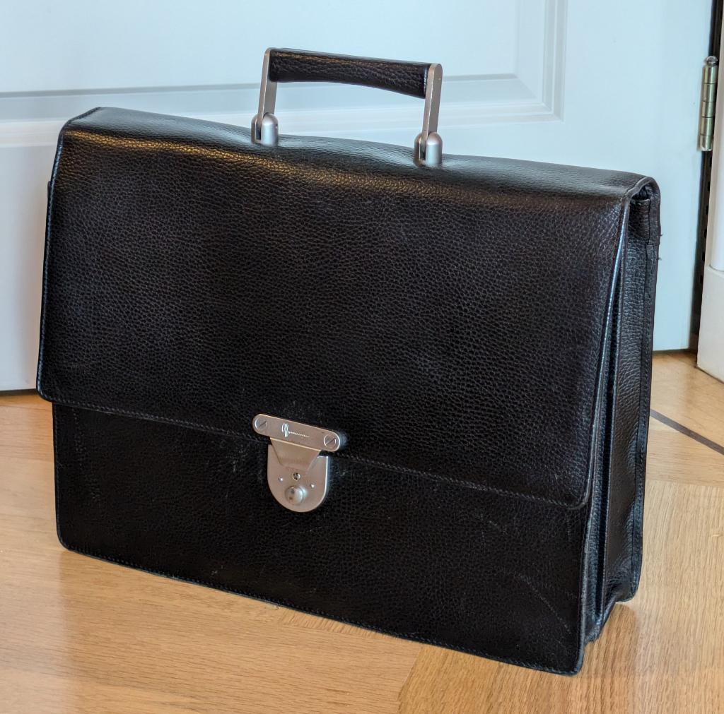 Classic Offermann Aktetas, Ophalen, Zwart, Aktetas of Boekentas, 30 tot 40 cm