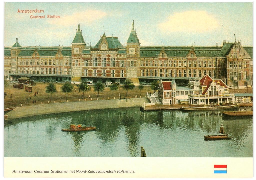 801528 Amsterdam Centraal Station _Nette kaart Onbeschreven