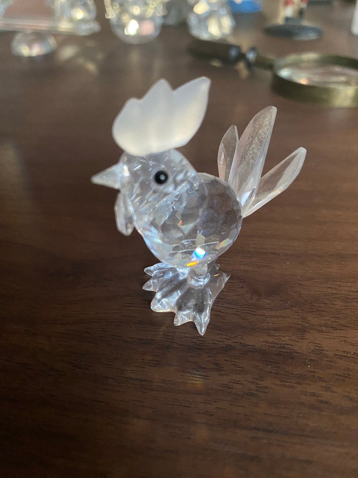 Swarovski Kristal Haan Beeldje - Zo goed als nieuw, Ophalen of Verzenden, Zo goed als nieuw, Boerderijdier, Beeldje of Figuurtje