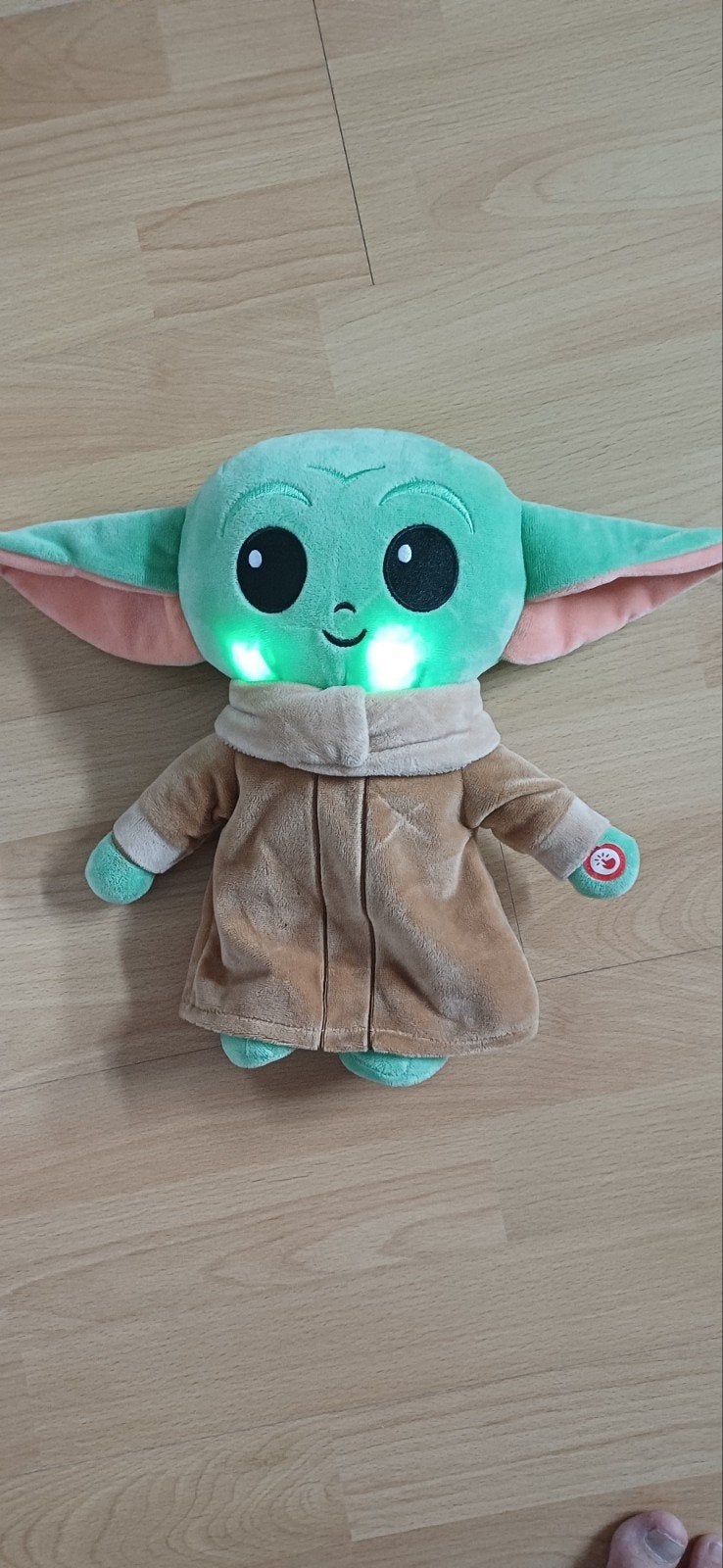 Star Wars The Mandalorian Baby Yoda Grogu Knuffel met Licht, Ophalen