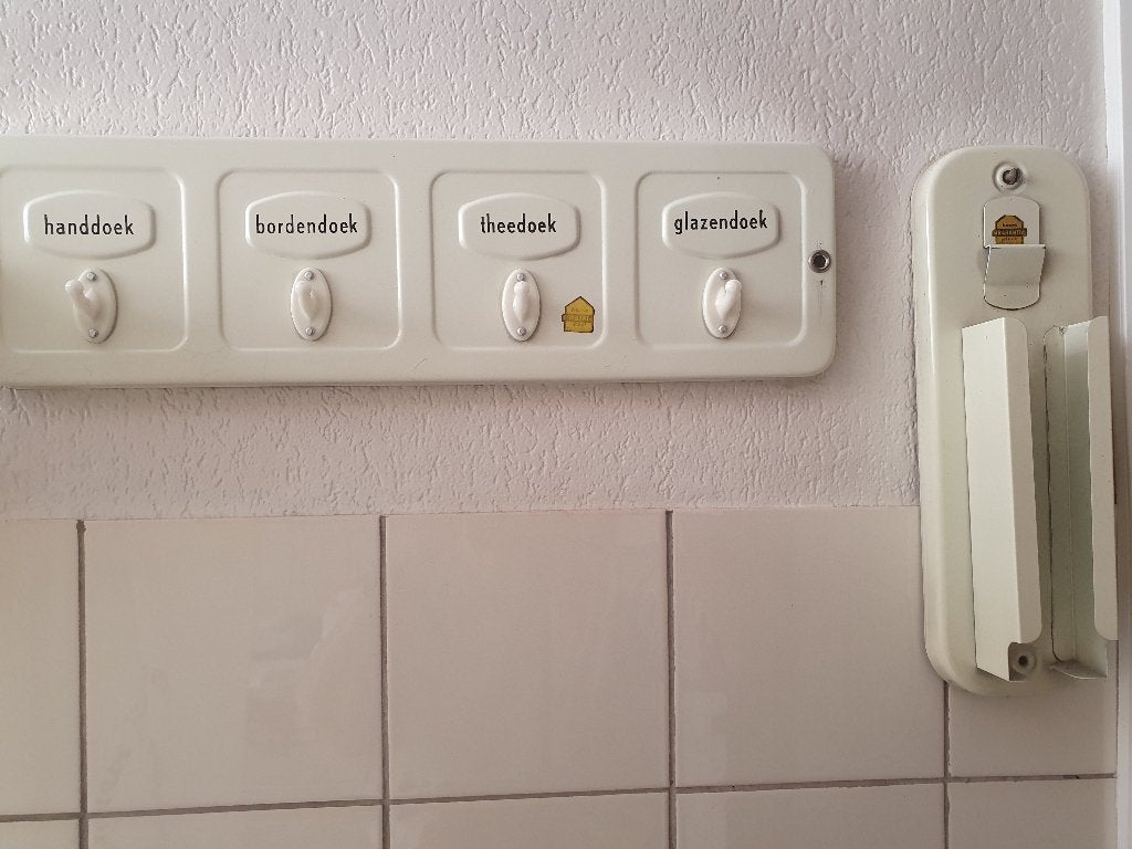 Brabantia handdoekenrek en ??houder - Vintage, Antiek en Kunst, Ophalen