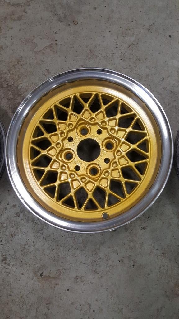 Lemmers velgen 5,5x13 ET18 4x100 - Gepolijste randen, Auto-onderdelen, Gebruikt, Ophalen of Verzenden, Zomerbanden, Velg(en)