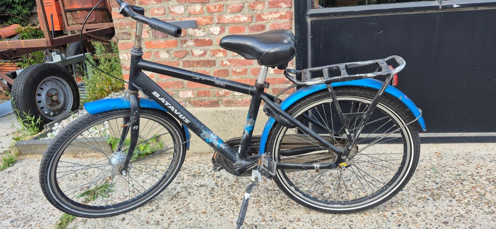 Batavus fiets met 3 versnellingen en terugtraprem, Fietsen en Brommers, Terugtraprem, Gebruikt, Versnellingen, Batavus