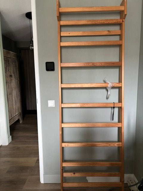Houten klimrek/fitnessrek, Ophalen, Overige materialen, Benen, Gebruikt