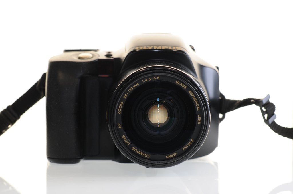 Olympus iS-10 Super DLX ZLR Filmcamera | 28-110mm, Ophalen of Verzenden, Compact, Overige Merken