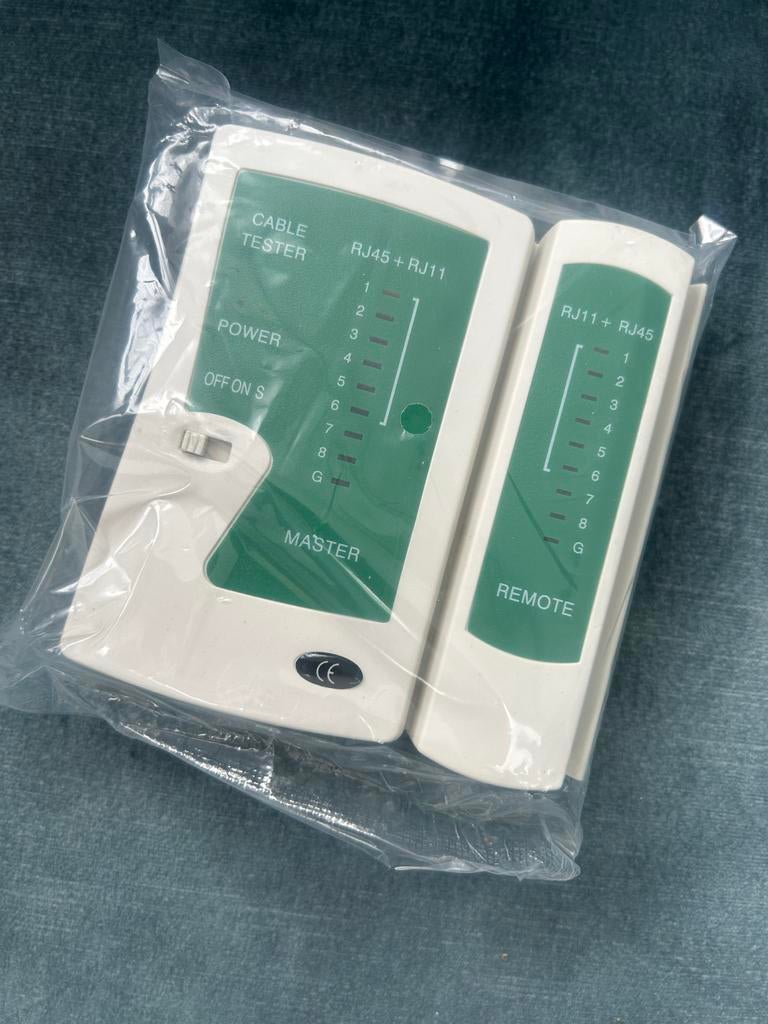 Nieuwe Netwerk Kabel Tester RJ45 RJ11 - Ongebruikt, Ophalen of Verzenden, Nieuw