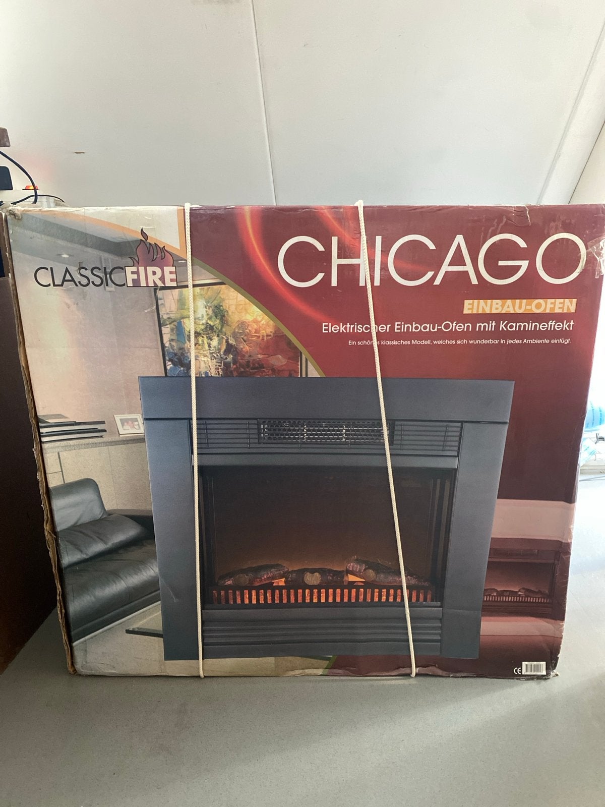 Inbouw elektrische haard - Classic Fire Chicago, Huis en Inrichting, Ophalen, Nieuw, Inbouwhaard, Elektrische haard