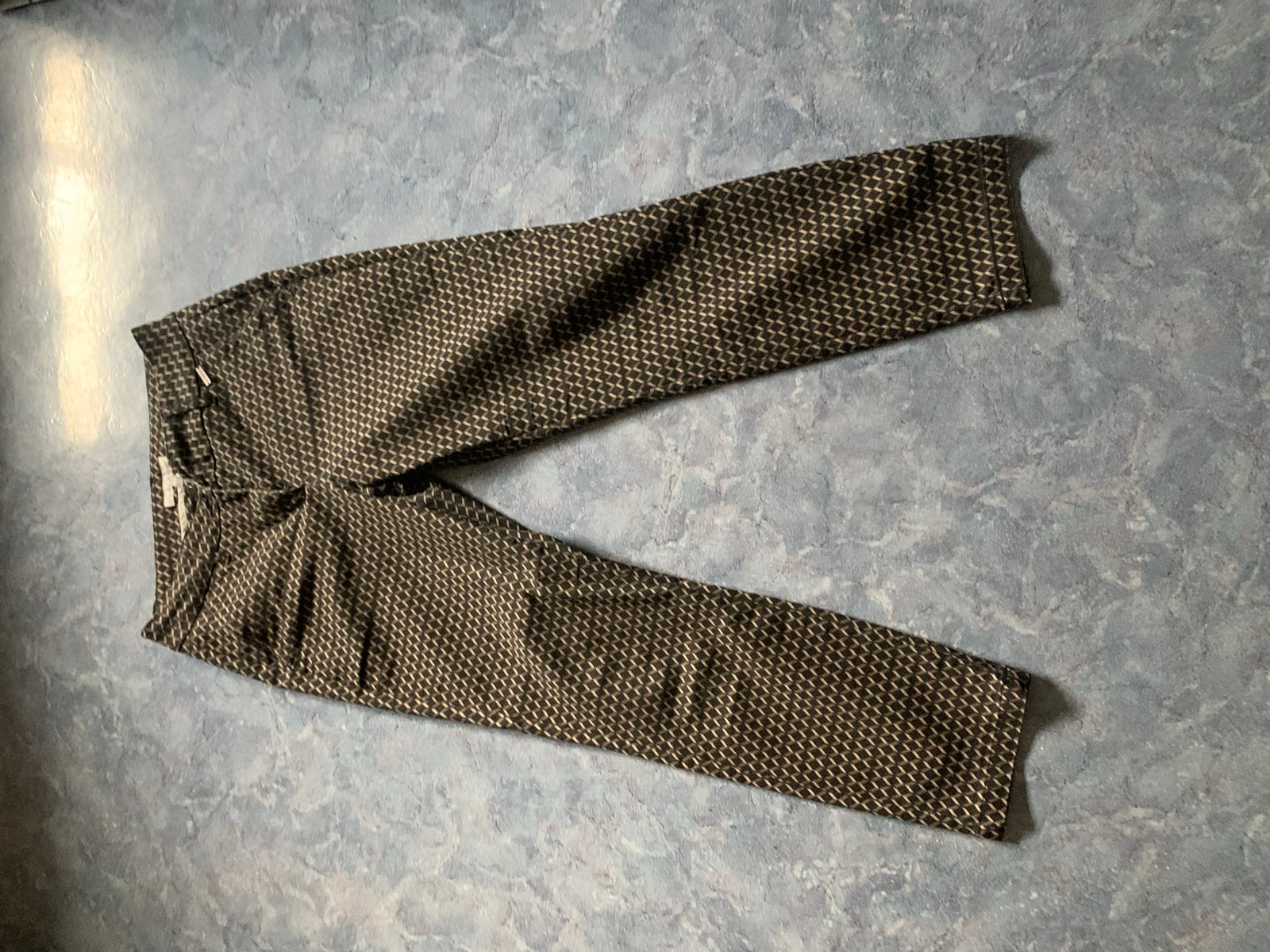 Redbutton broek met steekzakken, bruin/crème patroon, Maat 38/40 (M), Bruin, Ophalen of Verzenden, Zo goed als nieuw