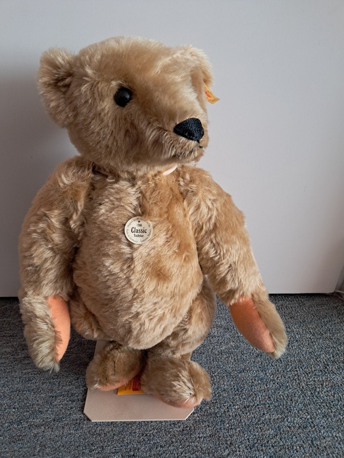 Prachtige Gelimiteerde Steiff  Classic Teddybeer met Stem!!., Verzenden, Zo goed als nieuw, Stoffen beer, Steiff